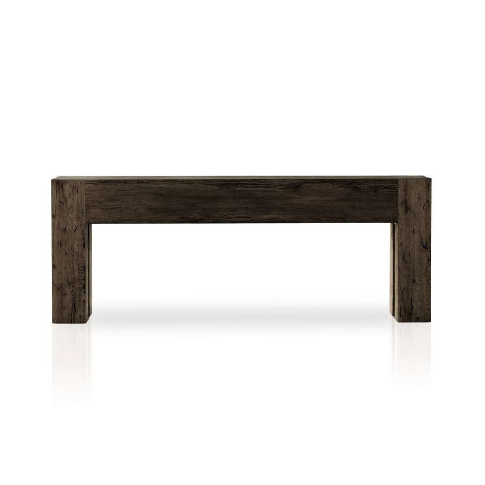 Four Hands - Abaso Console Table - Ebony Rustic Wormwood Oak - 229656-003 veiw 2