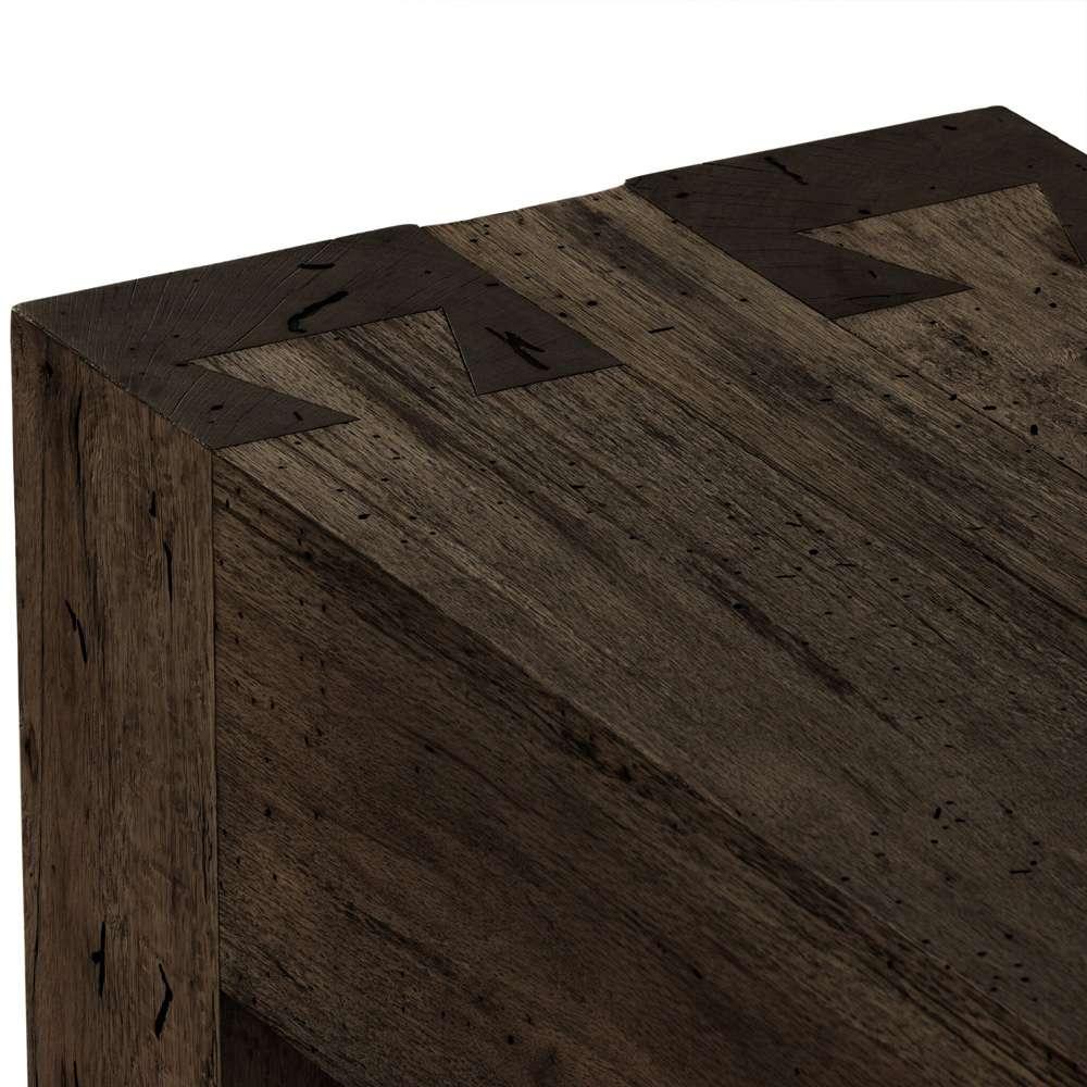 Four Hands - Abaso Console Table - Ebony Rustic Wormwood Oak - 229656-003 veiw 10