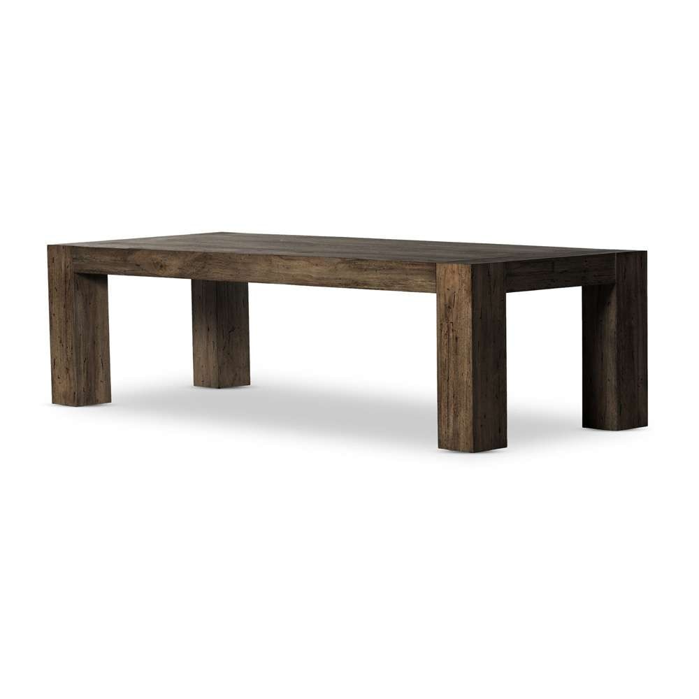 Four Hands - Abaso Dining Table - Ebony Rustic Wormwood Oak - 233931-002 veiw 1