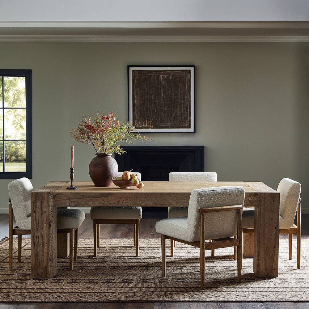 Four Hands - Abaso Dining Table - Rustic Wormwood Oak - 241459-001 view 11