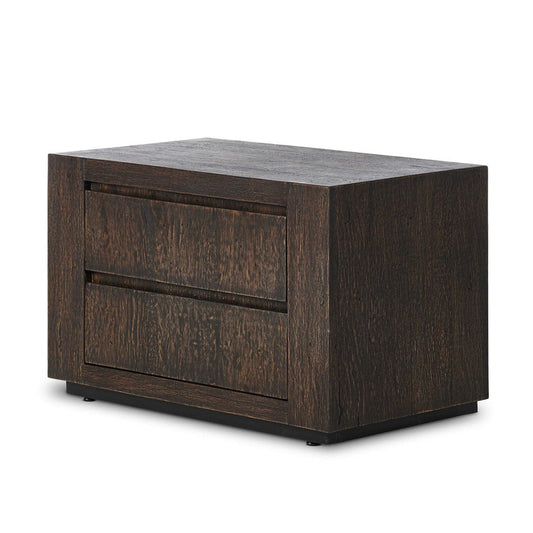 Four Hands - Abaso Nightstand - Ebony Rustic Wormwood Oak - 239842-002 view 2