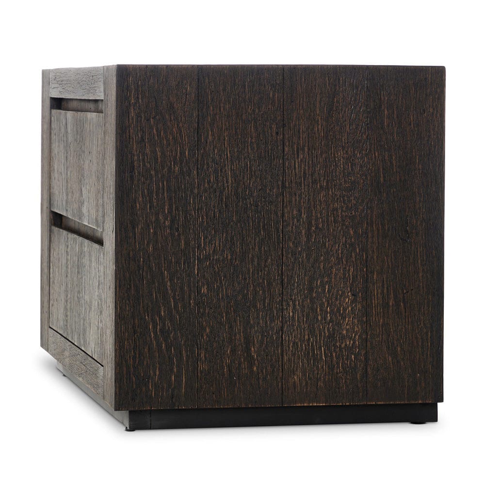Four Hands - Abaso Nightstand - Ebony Rustic Wormwood Oak - 239842-002 view 4
