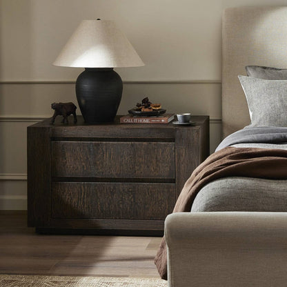 Four Hands - Abaso Nightstand - Ebony Rustic Wormwood Oak - 239842-002 view 10