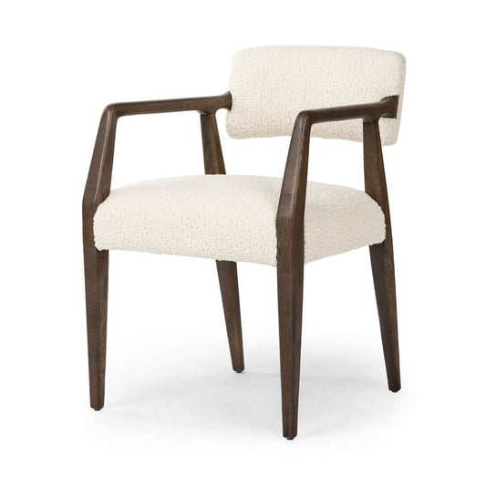 Four Hands - Abbott - Tyler Dining Armchair-Sheepskin Natural - 236324-001 veiw 1