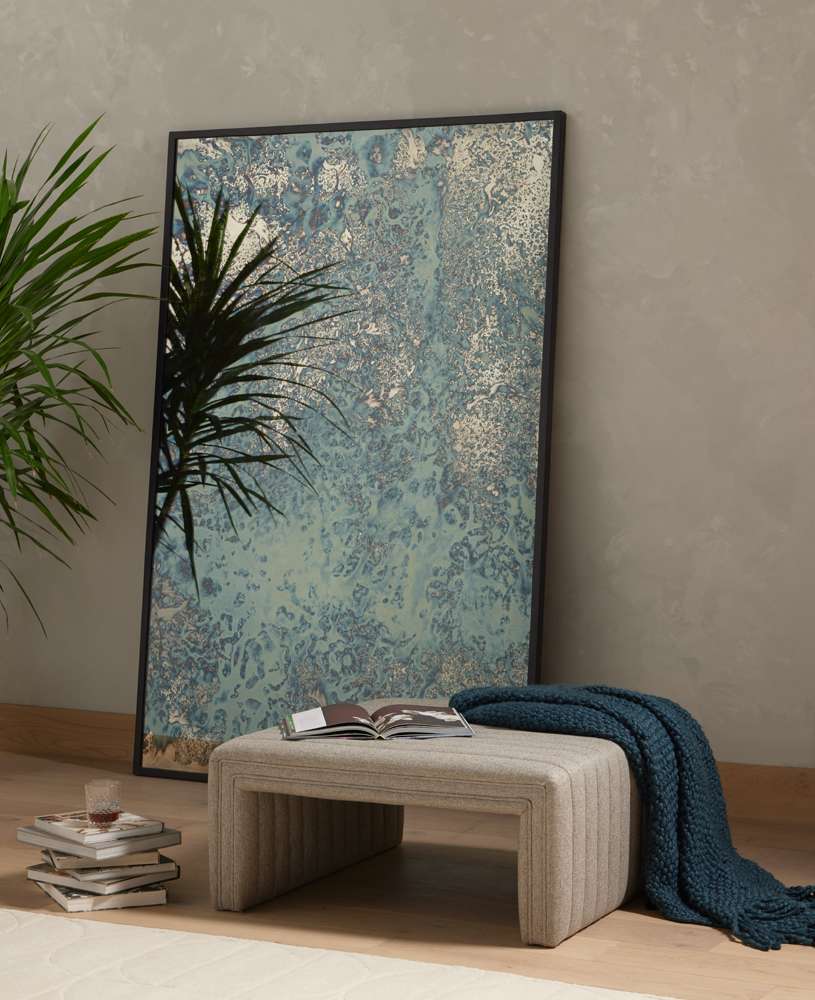 Four Hands - Acid Wash Floor Mirror - Iron Matte Black - 224750-001 veiw 4