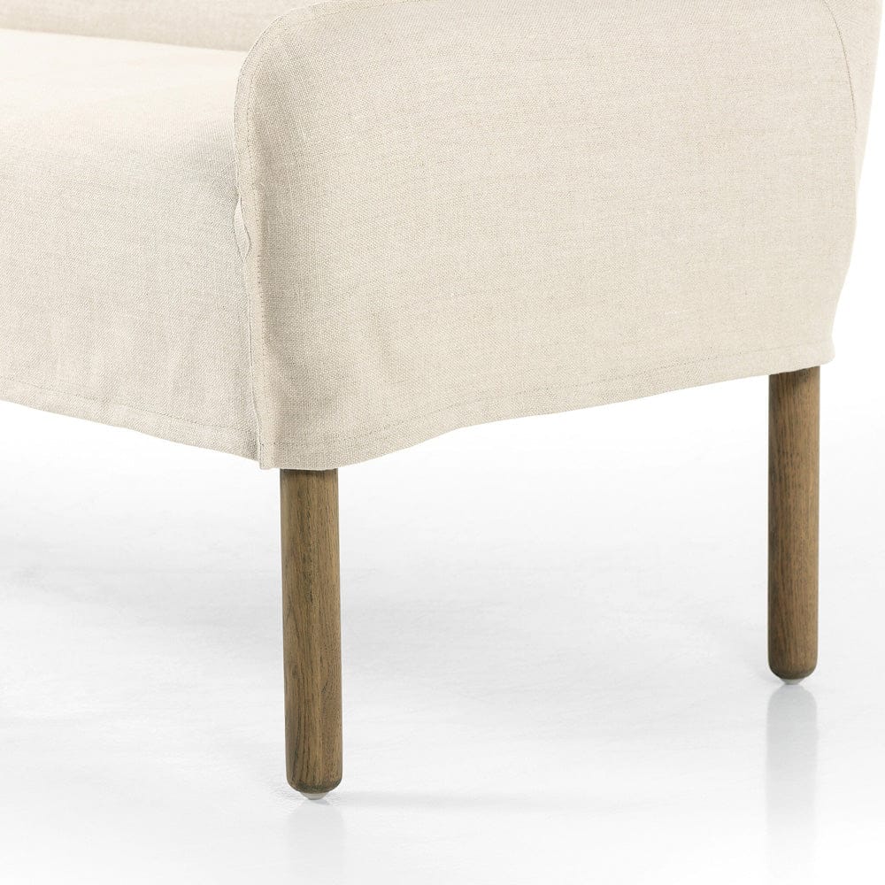 Four Hands - Addington Slipcover Bench - Brussels Natural - 239075-001 view 8