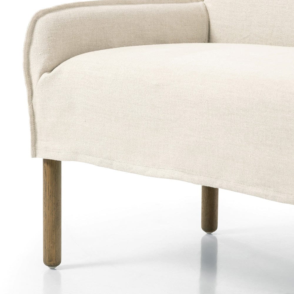Four Hands - Addington Slipcover Bench - Brussels Natural - 239075-001 view 9