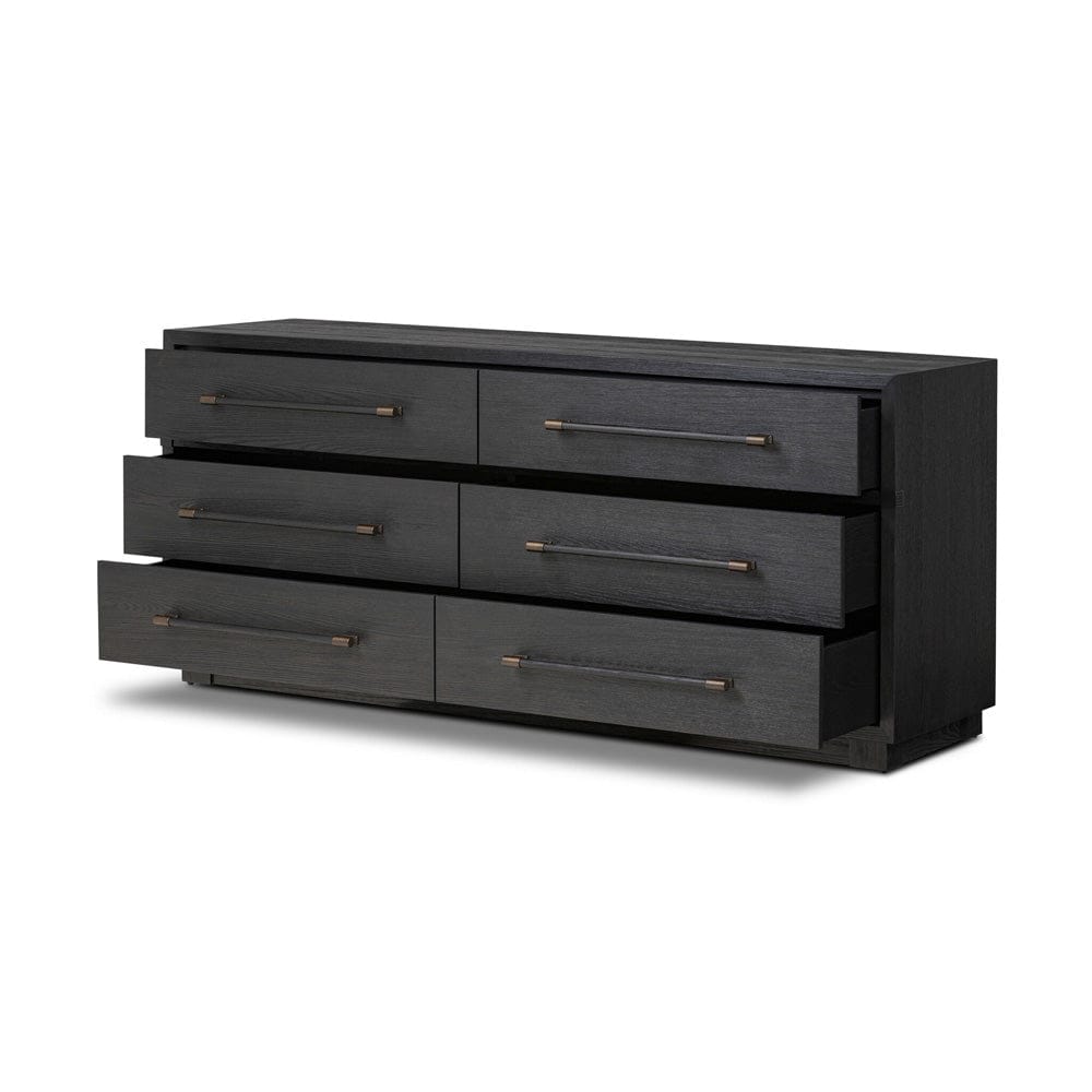 Four Hands - Adolfo 6 Drawer Dresser - Modern Black Ash - 243911-001 view 4