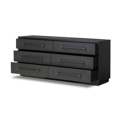 Four Hands - Adolfo 6 Drawer Dresser - Modern Black Ash - 243911-001 view 4
