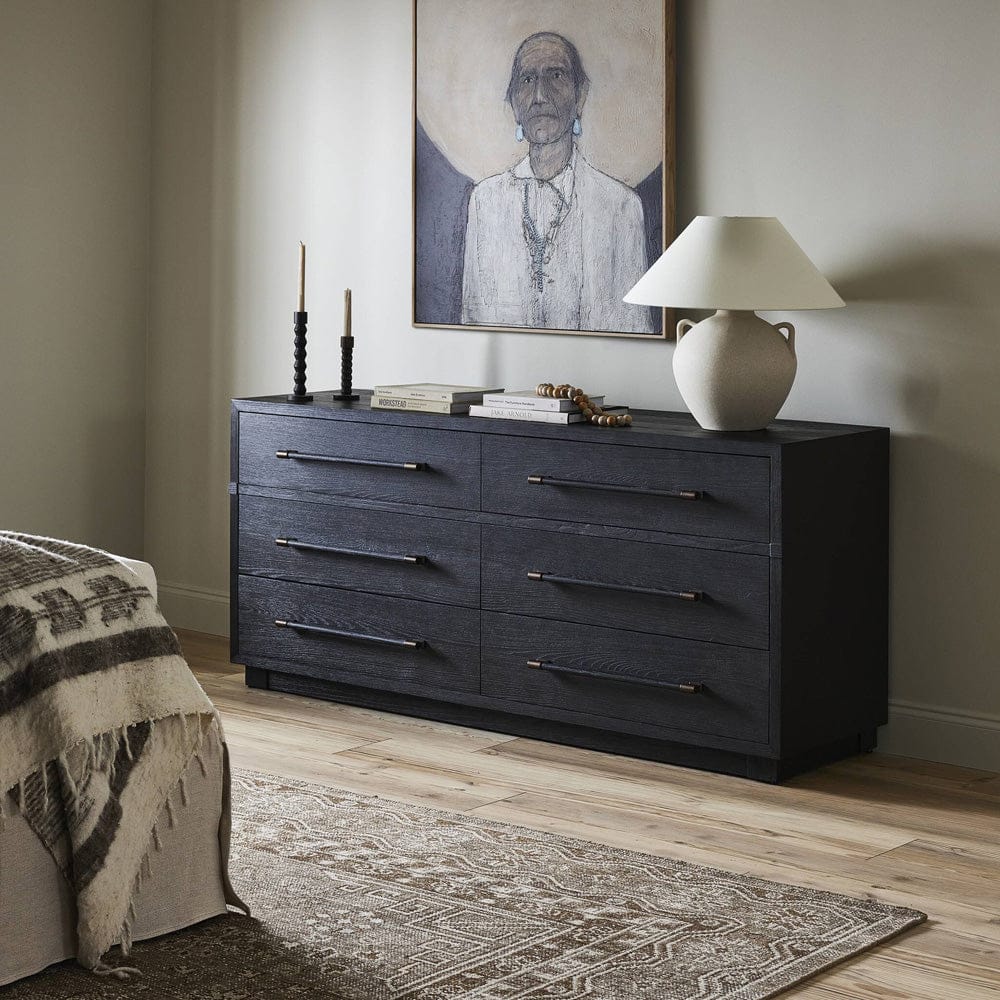 Four Hands - Adolfo 6 Drawer Dresser - Modern Black Ash - 243911-001 view 12