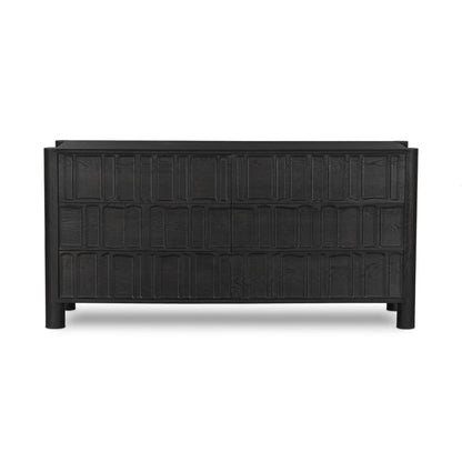 Four Hands - Aiden - Ezri 6 Drawer Dresser - Carved Black Oak - 241430-002 veiw 2