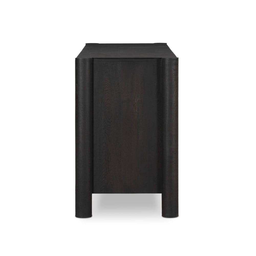 Four Hands - Aiden - Ezri 6 Drawer Dresser - Carved Black Oak - 241430-002 veiw 5