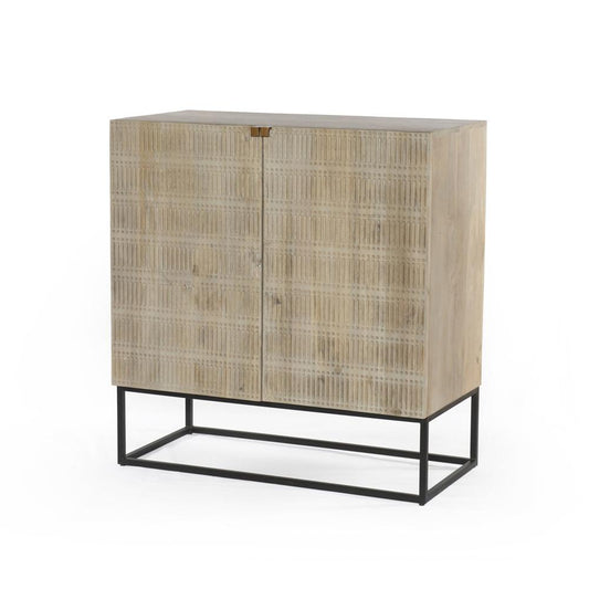Four Hands - Aiden - Kelby Bar Cabinet - Gunmetal - 235482-002 veiw 1