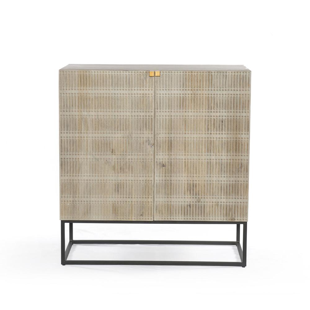 Four Hands - Aiden - Kelby Bar Cabinet - Gunmetal - 235482-002 veiw 2