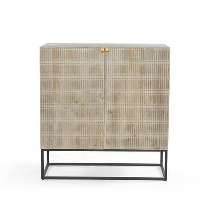 Four Hands - Aiden - Kelby Bar Cabinet - Gunmetal - 235482-002 veiw 2