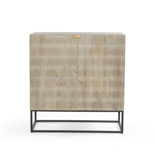 Four Hands - Aiden - Kelby Bar Cabinet - Gunmetal - 235482-002 veiw 2