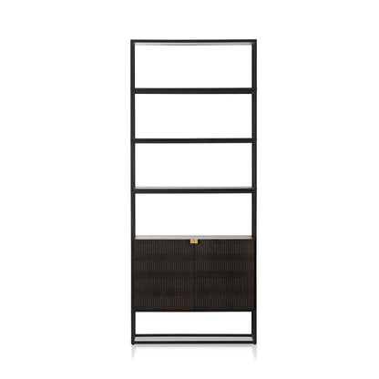 Four Hands - Aiden - Kelby Bookcase - Gunmetal - 226055-001 veiw 2