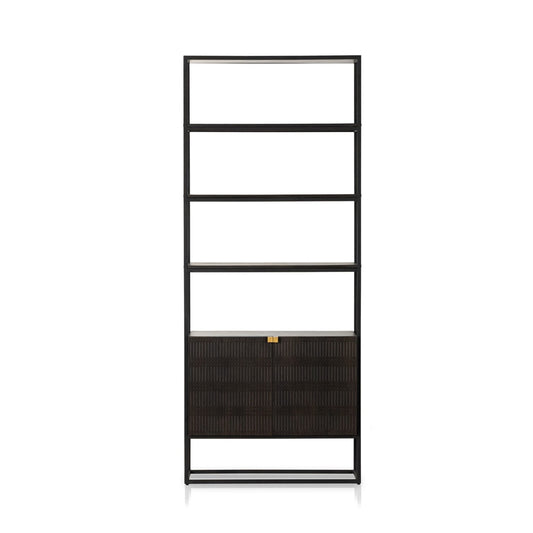 Four Hands - Aiden - Kelby Bookcase - Gunmetal - 226055-001 veiw 2