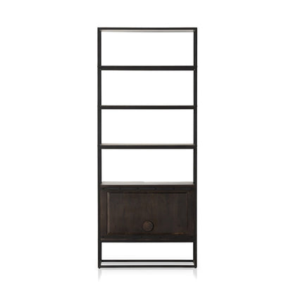 Four Hands - Aiden - Kelby Bookcase - Gunmetal - 226055-001 veiw 3