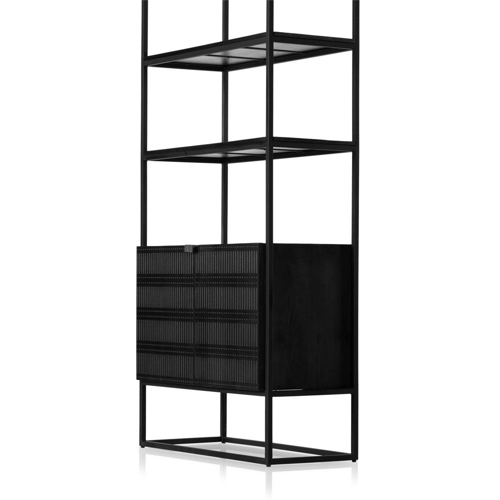 Four Hands - Aiden - Kelby Bookcase - Gunmetal - 226055-001 veiw 6