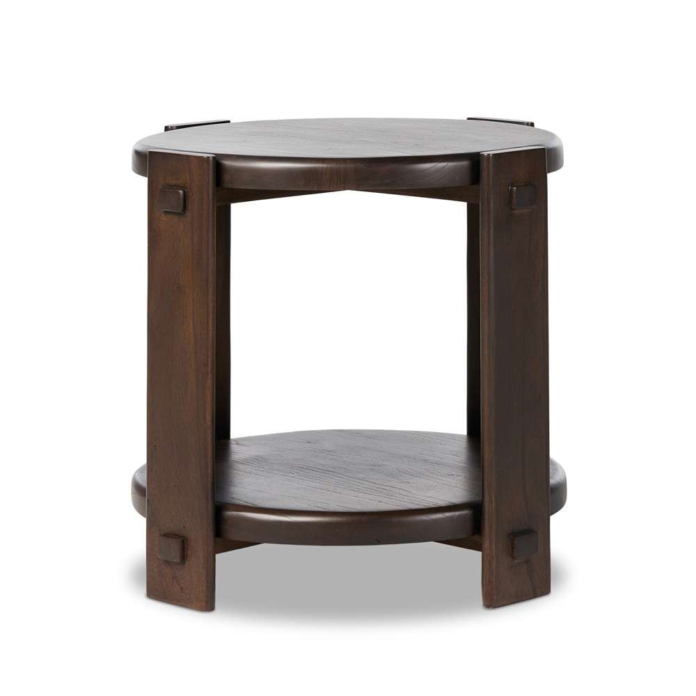 Four Hands - Aiden - Two Tier End Table - Matte Brown Neem - 236463-002 veiw 1