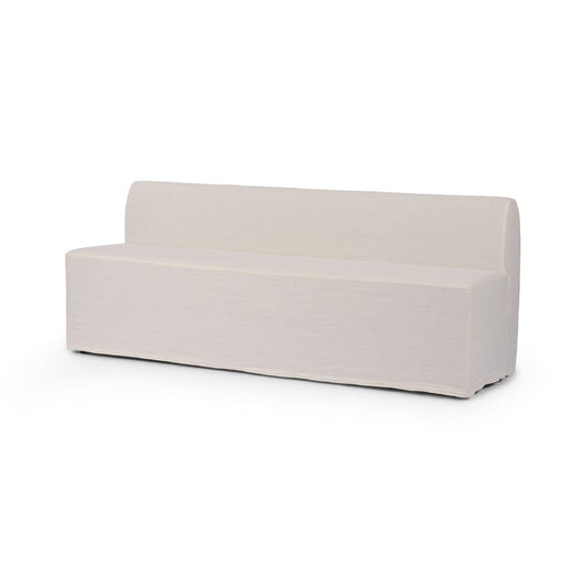 Four Hands - Ainsworth Slipcover Dining Bench - Broadway Snow - 238051-002 view 2
