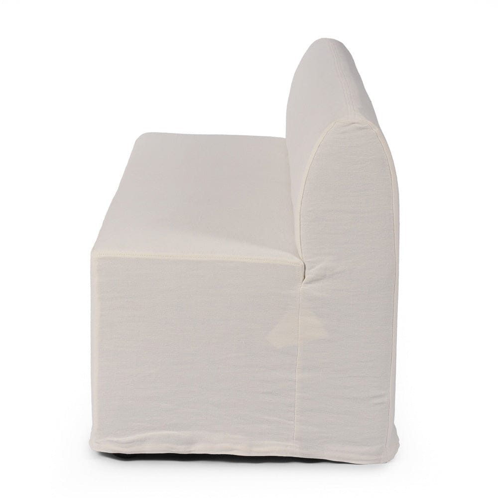 Four Hands - Ainsworth Slipcover Dining Bench - Broadway Snow - 238051-002 view 3