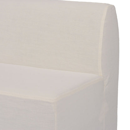 Four Hands - Ainsworth Slipcover Dining Bench - Broadway Snow - 238051-002 view 6