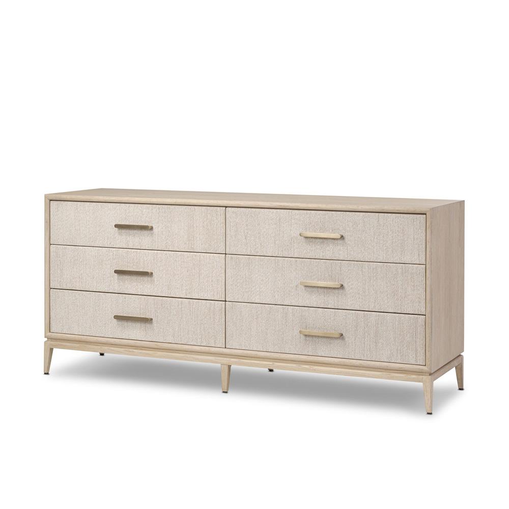 Four Hands - Albert - Rosenell 6 Drawer Dresser - Natural Paper Cord - 249311-002 veiw 1