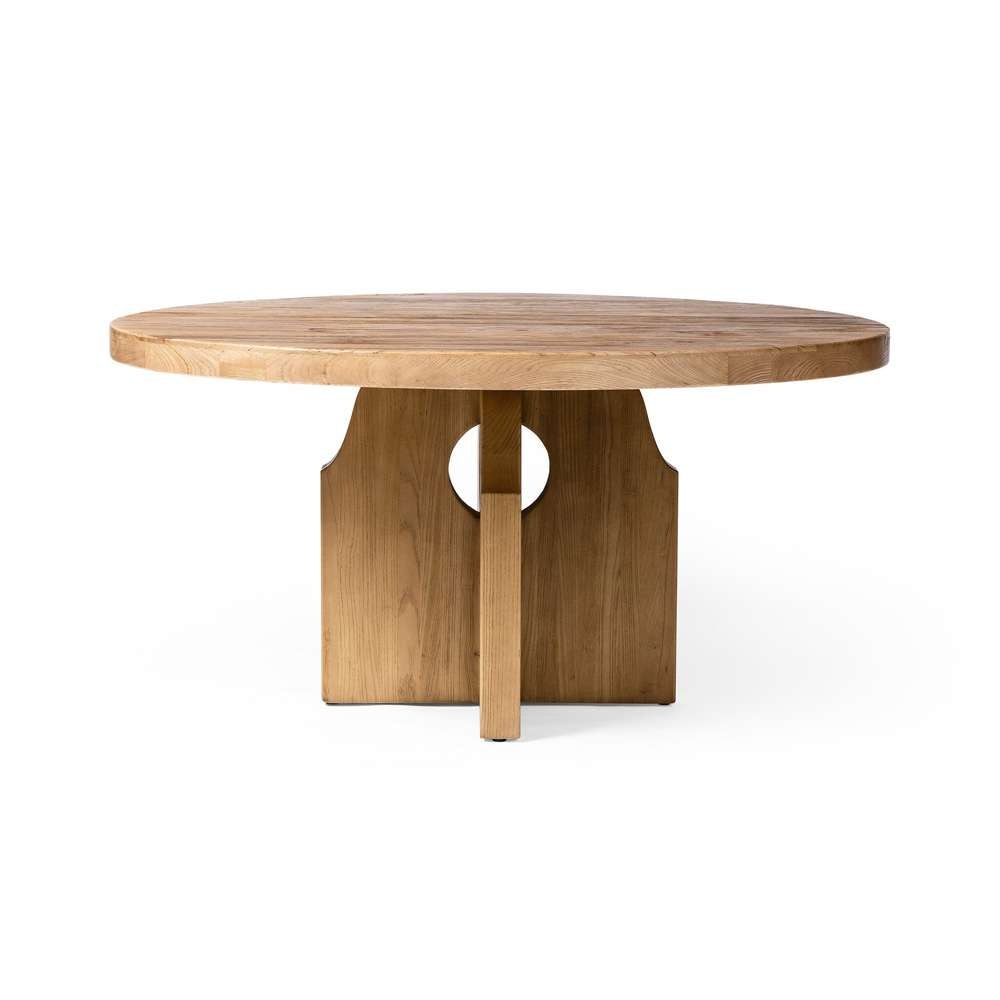 Four Hands - Allandale Round Dining Table - Natural Elm - 235824-001 veiw 5