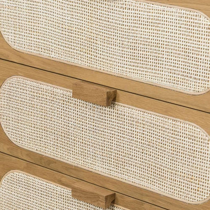 Four Hands - Allegra 5 Drawer Dresser - Natural Cane - 109721-001 veiw 5