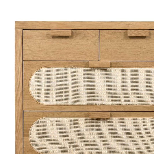 Four Hands - Allegra 8 Drawer Dresser - Natural Cane - 109718-001 veiw 2