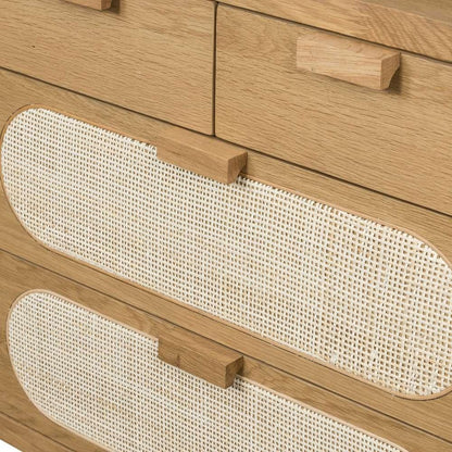 Four Hands - Allegra 8 Drawer Dresser - Natural Cane - 109718-001 veiw 5