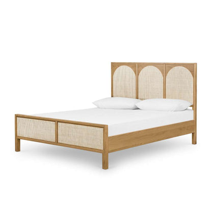 Four Hands - Allegra Bed - Natural Cane - Queen - 109713-001 veiw 1