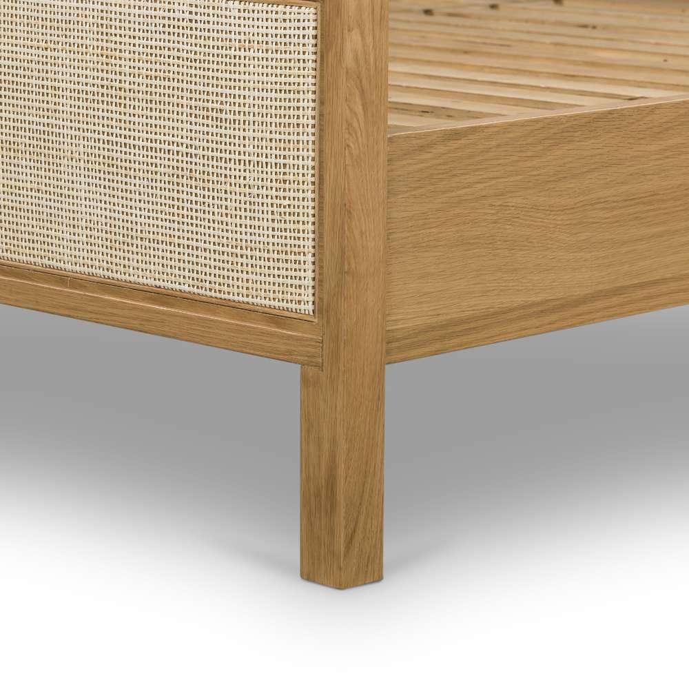 Four Hands - Allegra Bed - Natural Cane - Queen - 109713-001 veiw 3