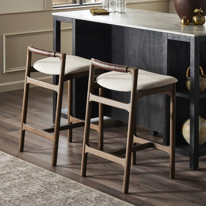 Four Hands - Allston - Baden Bar Stool - Alcala Wheat - 233519-017 veiw 4