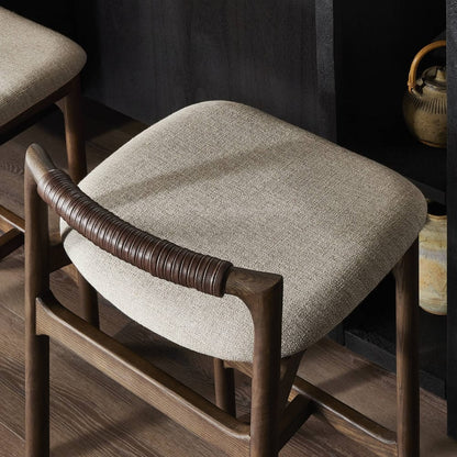 Four Hands - Allston - Baden Bar Stool - Alcala Wheat - 233519-017 veiw 7