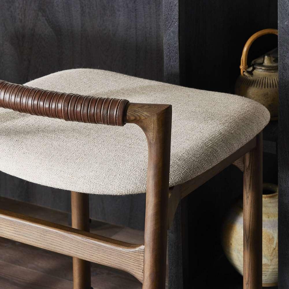 Four Hands - Allston - Baden Counter Stool - Alcala Wheat - 233519-016 veiw 4