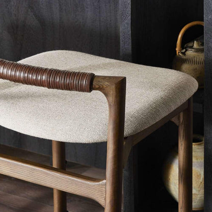 Four Hands - Allston - Baden Counter Stool - Alcala Wheat - 233519-016 veiw 4