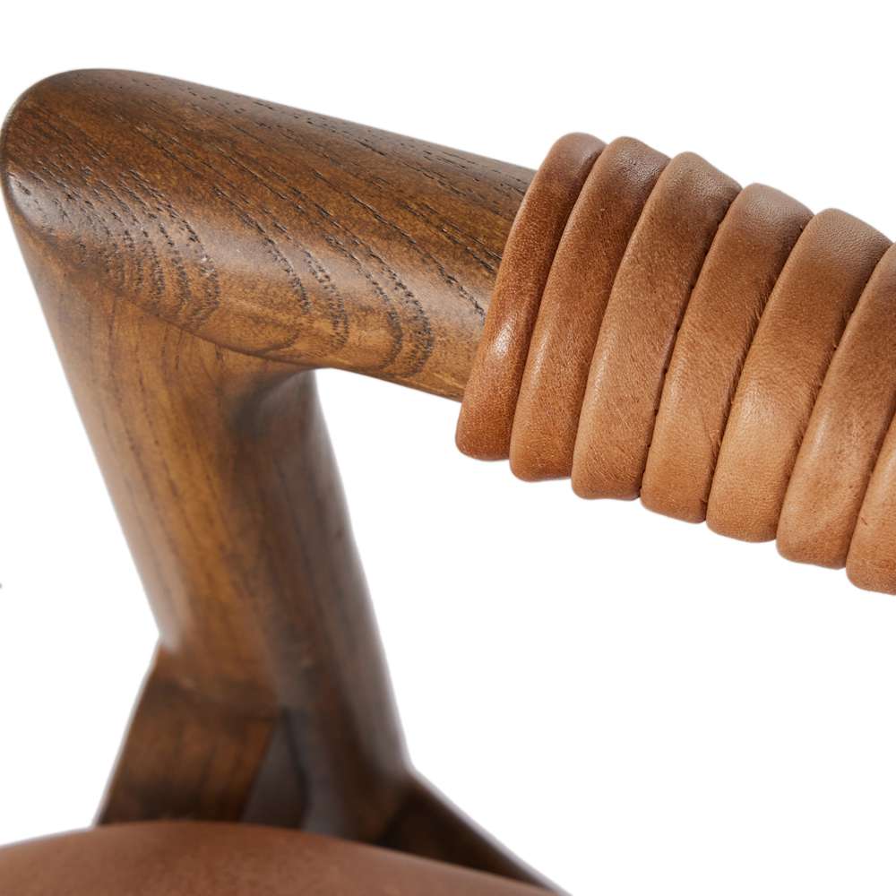 Four Hands - Allston - Baden Stool-Haven Tobacco-Counter - 233519-015 veiw 3