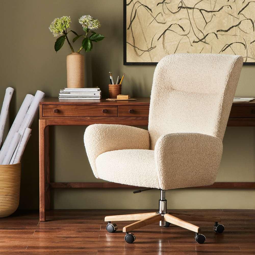 Four Hands - Allston - Cade Desk Chair-Lisbon Cream - 238206-002 veiw 5