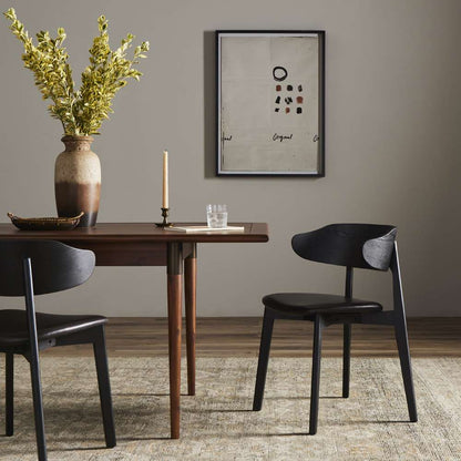Four Hands - Allston - Franco Upholstered Din Chair-Snm Blk - 236464-001 veiw 6