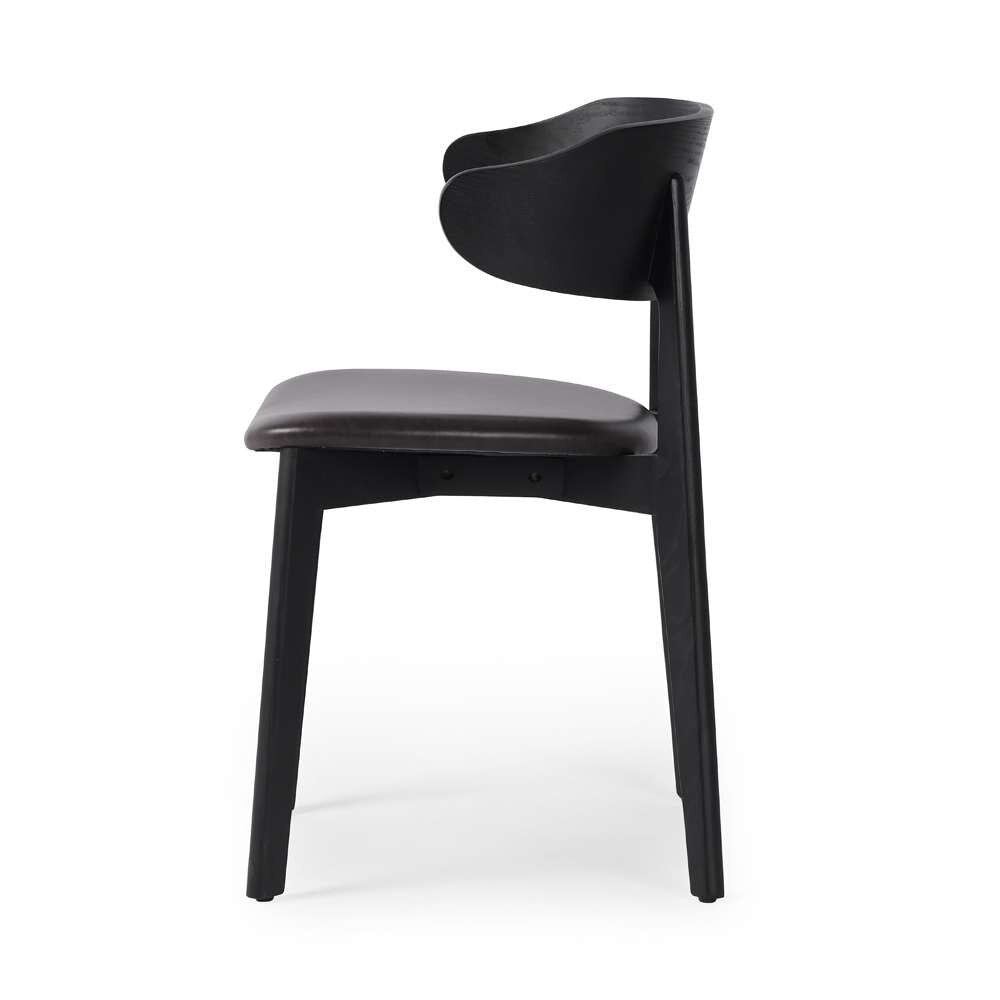 Four Hands - Allston - Franco Upholstered Din Chair-Snm Blk - 236464-001 veiw 8