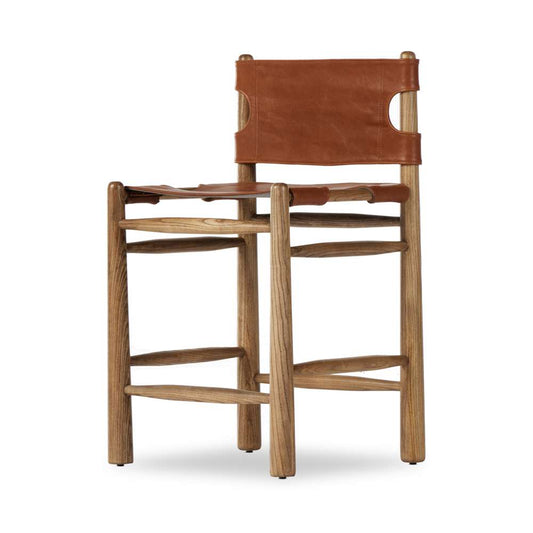 Four Hands - Allston - Nino Stool-Dakota Tobacco-Counter - 233942-002 veiw 1