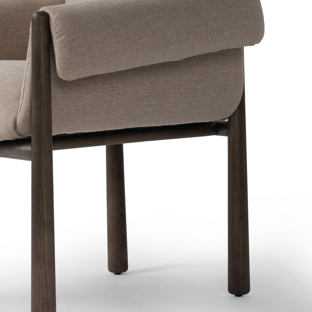 Four Hands - Allston - Olia Dining Chair - Alcala Taupe - 241745-001_CLOSEOUT view 8