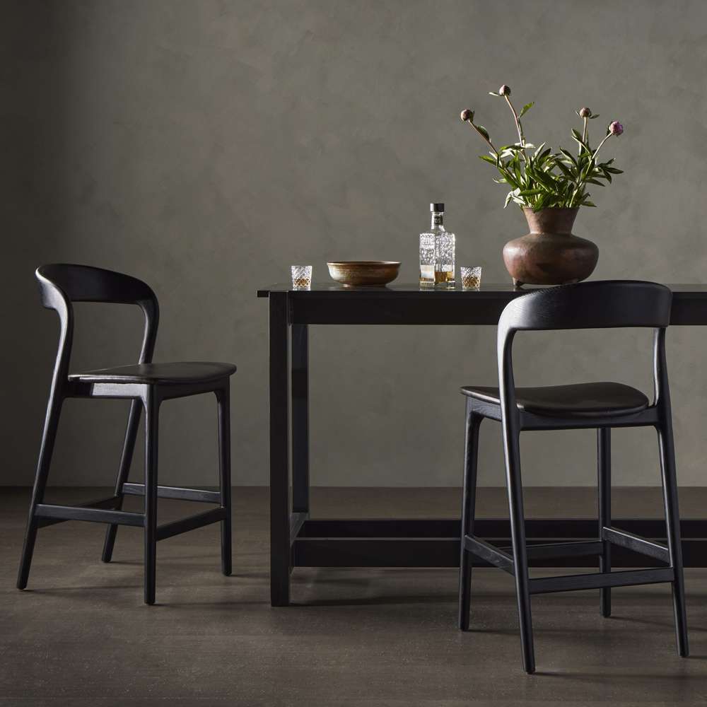 Four Hands - Amare Counter Stool - Sonoma Black - 236401-007 veiw 5