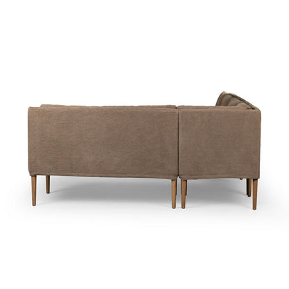Four Hands - Amber Lewis x Four Hands - Aurelia Dining Banquette L-Shape - Broadway Coffee - 247598-001_CLOSEOUT view 3