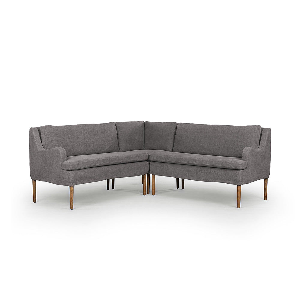 Four Hands - Amber Lewis x Four Hands - Aurelia Dining Banquette L-Shape - Broadway Denim - 247589-003_CLOSEOUT view 1