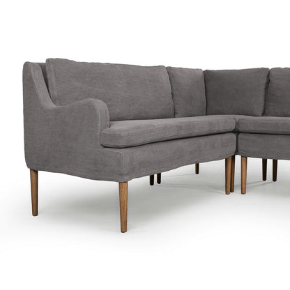 Four Hands - Amber Lewis x Four Hands - Aurelia Dining Banquette L-Shape - Broadway Denim - 247589-003_CLOSEOUT view 5