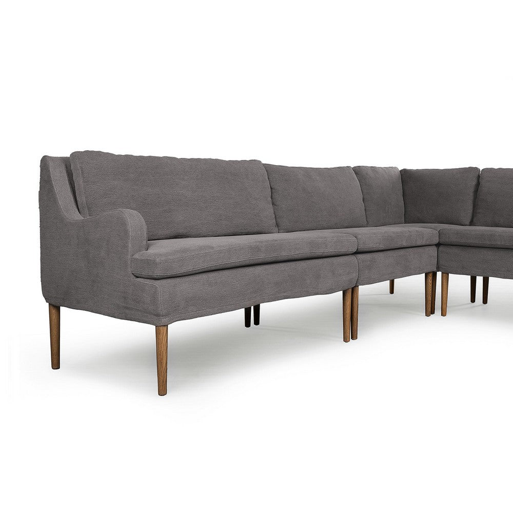 Four Hands - Amber Lewis x Four Hands - Aurelia Dining Banquette L-Shape - Broadway Denim - 247590-003_CLOSEOUT view 6